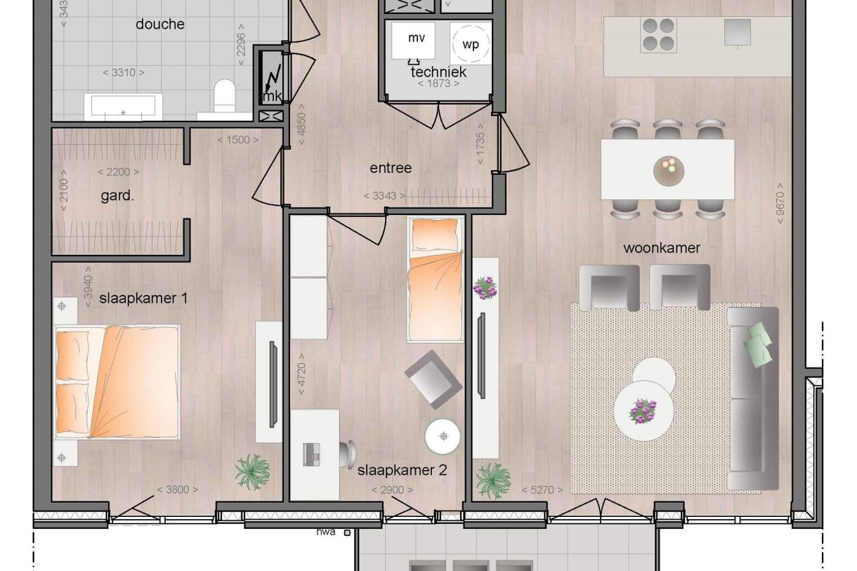 Te Koop: Foto Appartement aan de 1e verdieping appartement met balkon 7 in Molenhoek