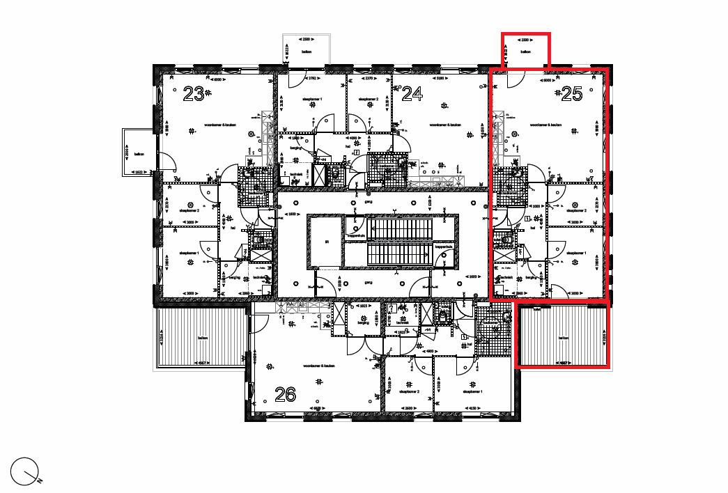 Te koop: Foto Appartement aan de Octaaf bouwnummer 25 ong in Nijmegen