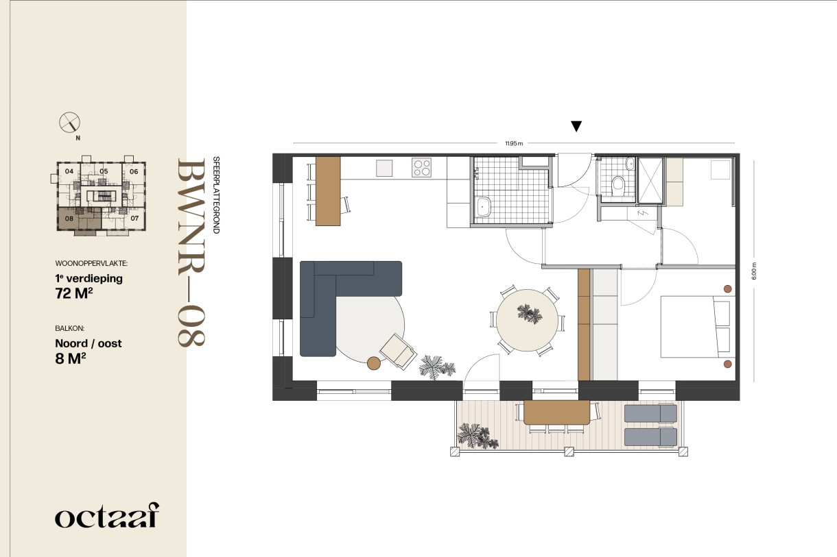 Te koop: Foto Appartement aan de Octaaf bouwnummer 8 ong in Nijmegen
